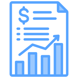 Financial report icon