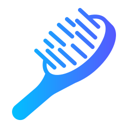 Hair brush icon