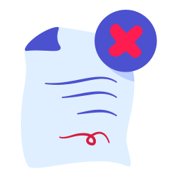 Rejected icon