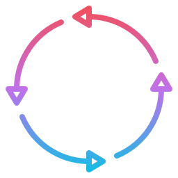 ciclo continuo icona