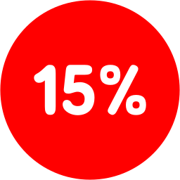 15 por cento Ícone