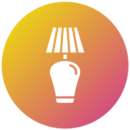 Table lamp icon