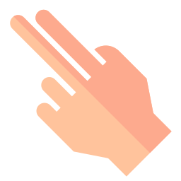 Two fingers icon