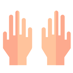 due mani icona