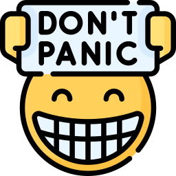 Dont panic icon