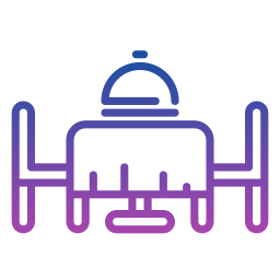 Dinner table icon