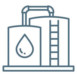 Oil refinery icon