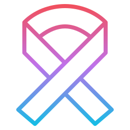 Cancer ribbon icon