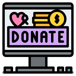 donación en línea icono