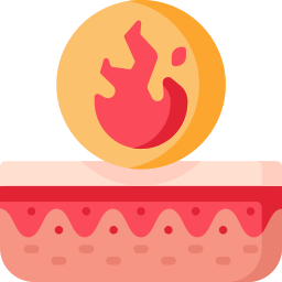 Flaming icon