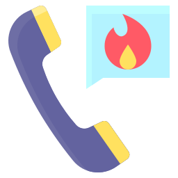 Hot line icon