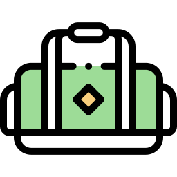 Sports bag icon