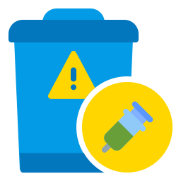 Waste bin icon