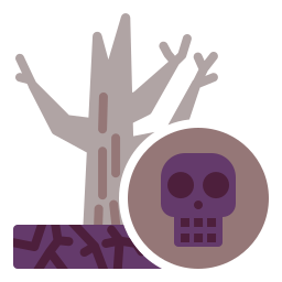 Мертвое дерево иконка