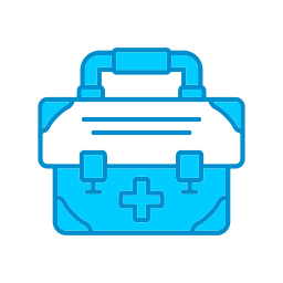 First aid kit icon