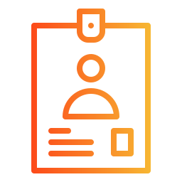 carte d'identité Icône