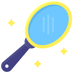 Magic mirror icon