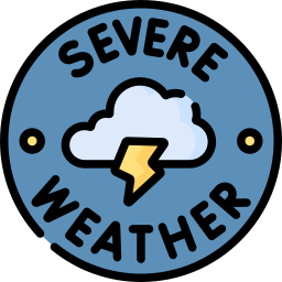 cattive condizioni meteo icona