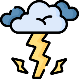 Lightning strikes icon