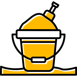 Sand bucket icon