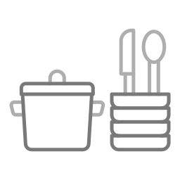 Kitchen utensils icon