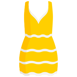 zomer kleding icoon