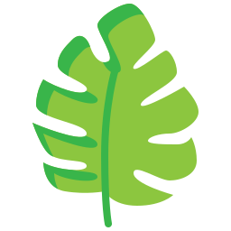 tropikalny liść ikona