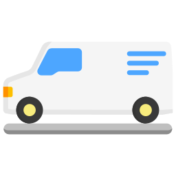 furgoneta de reparto icono