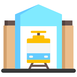 Железнодорожная станция иконка