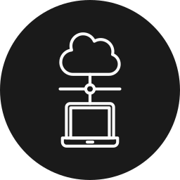 Cloud network icon