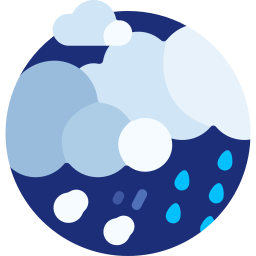 Śnieg z deszczem ikona