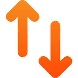 Up and down arrow icon