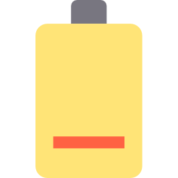 niedriger batteriestatus icon