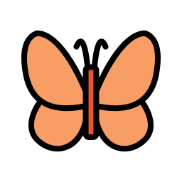 mariposa icono