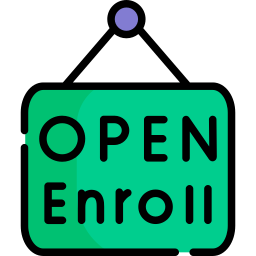 Open enrollment icon