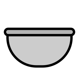 Mixing bowl icon