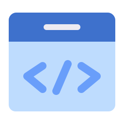 Web programming icon