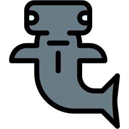 tiburón martillo icono