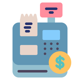 Cash register icon