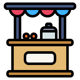 Food stall icon