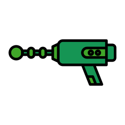 pistola laser icona