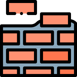 Building wall icon