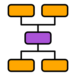 Hierarchical structure icon