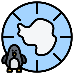 antarktyczny ikona