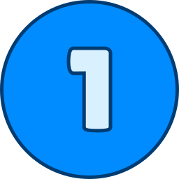 numer 1 ikona