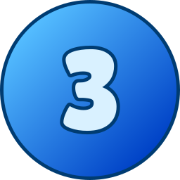 Number 3 icon