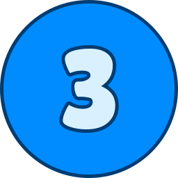 numero 3 icono