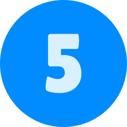 숫자 5 icon