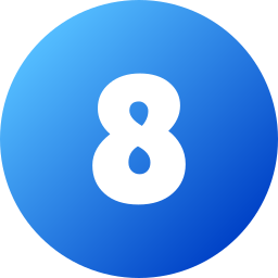 Number 8 icon