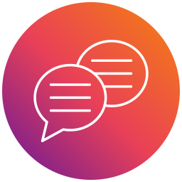 Bubble chat icon